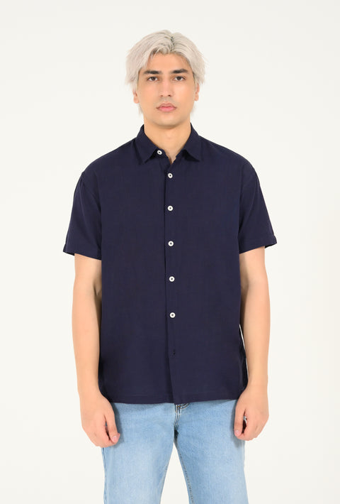 RELAXED FIT LINEN SHIRT