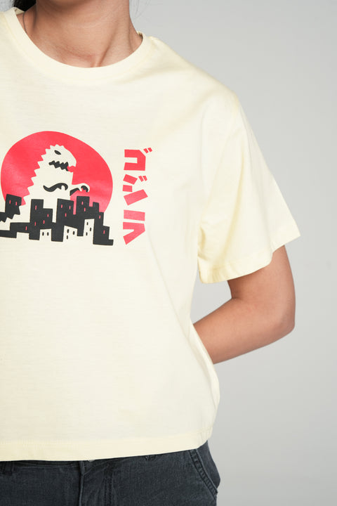 PRINTED BOXY FIT TEE