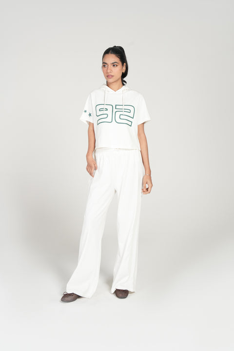 GRAPHIC BOXY TEE WITH HOOD