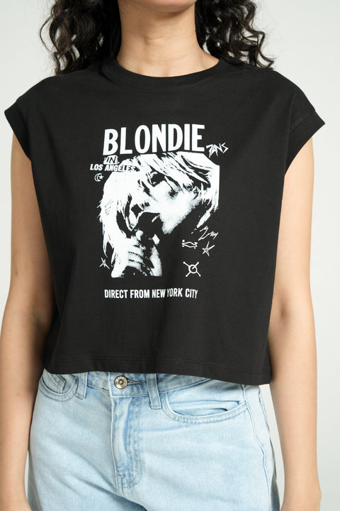 PRINTED BOXY FIT TEE