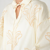 EMBOSSED PRINTED TOP