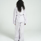 PINSTRIPED OVERSIZED TOP