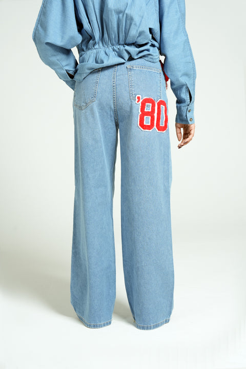 80'S WIDE LEG DENIM