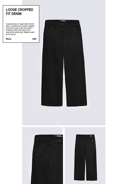LOOSE CROPPED FIT DENIM