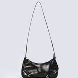 PATENT SHOULDER BAG