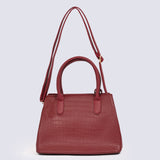 TEXTURED HAND BAG