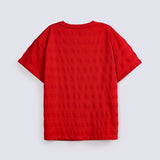 BOYS DROP SHOULDER SPECIAL KNIT TEE
