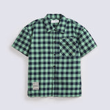 BOYS DROP SHOULDER CHECKERED SHIRT