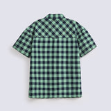 BOYS DROP SHOULDER CHECKERED SHIRT