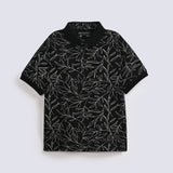 BOYS DROP SHOULDER PRINTED POLO