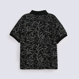 BOYS DROP SHOULDER PRINTED POLO