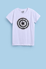 BOYS CHARACTER PATCH TEE