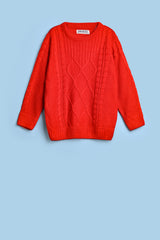 BOYS CABLE KNITTED SWEATER