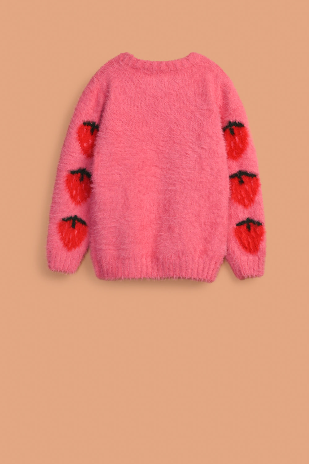 Girls faux hot sale fur sweater