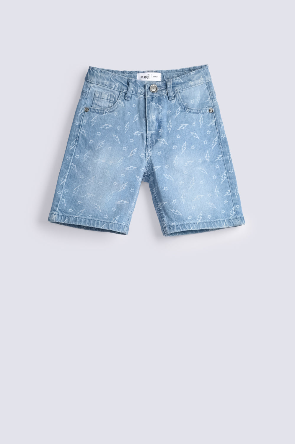 BOYS PRINTED DENIM SHORTS