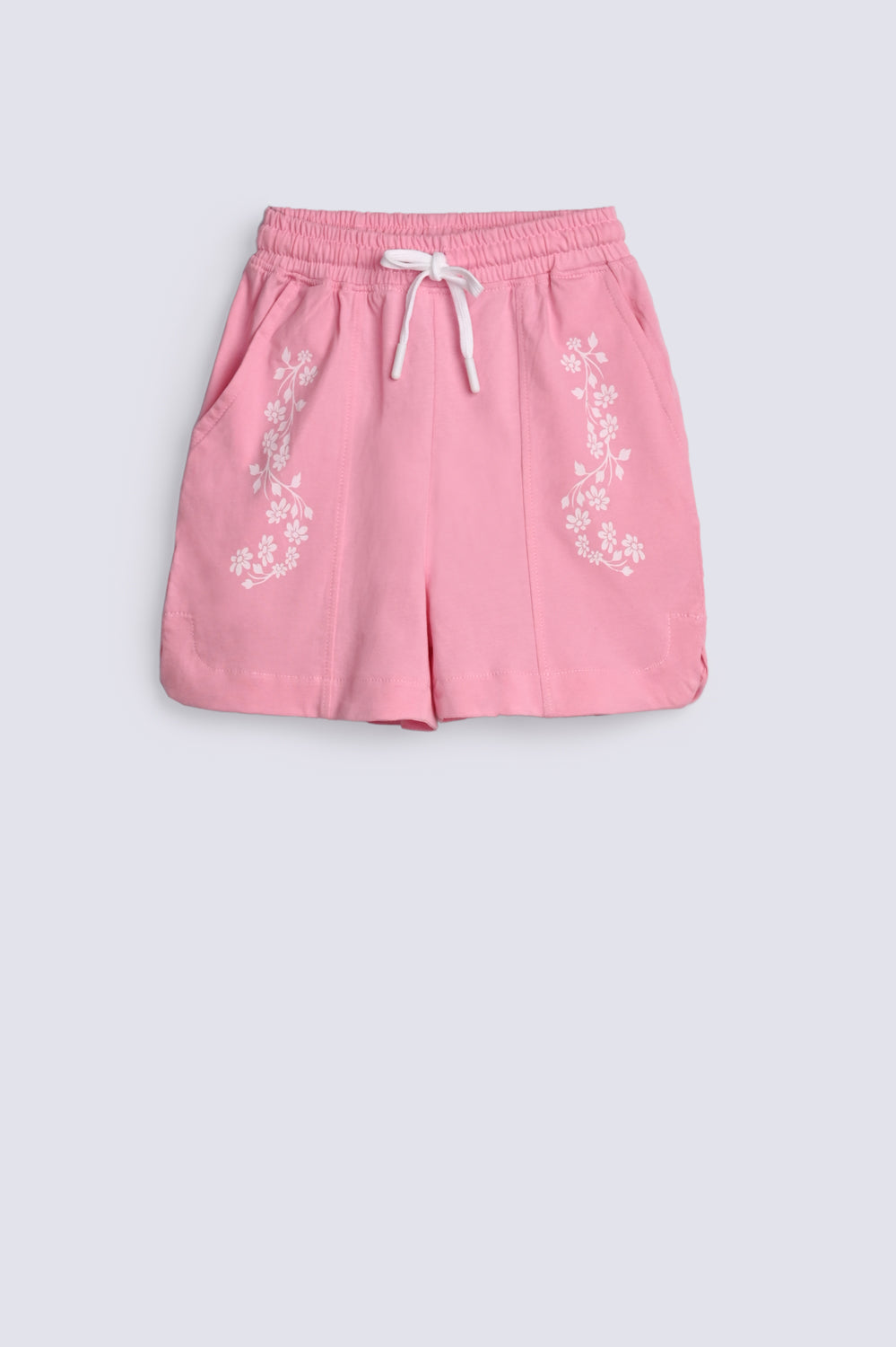 GIRLS SHORTS WITH FLORAL PRINT