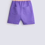 GIRLS COLOR BLOCKING SHORTS