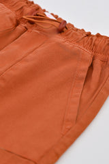 GIRLS CARGO LOOSE TROUSERS