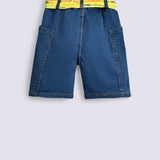 GIRLS LONG POCKET SHORTS WITH BELT