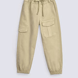 GIRLS CARGO JOGGER TROUSERS