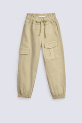 GIRLS CARGO JOGGER TROUSERS