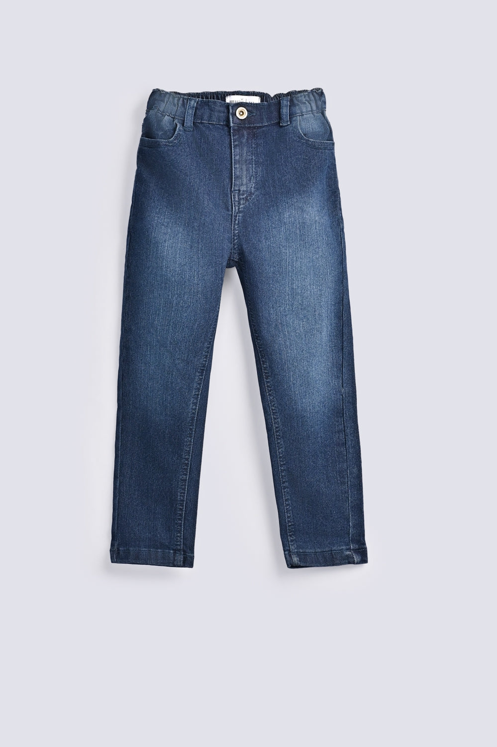 BOYS ELASTICATED BELT DENIM