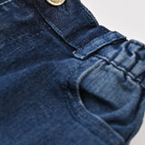 BOYS ELASTICATED BELT DENIM