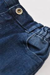 BOYS ELASTICATED BELT DENIM