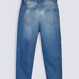 BOYS KNEE PRINT DENIM