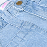 GIRLS LOOSE DENIM WITH POCKETS