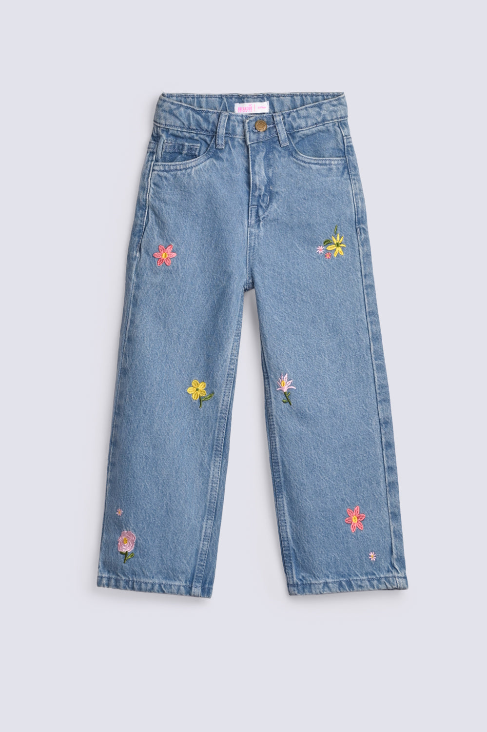 GIRLS EMBROIDERED DENIM