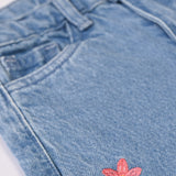 GIRLS EMBROIDERED DENIM