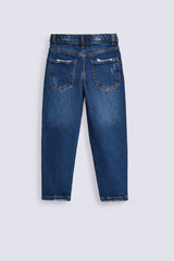 GIRLS MOM FIT DENIM