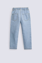 GIRLS EMBROIDERED POCKET DENIM