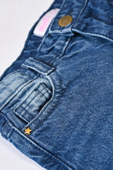 GIRLS LOOSE DENIM WITH POCKET