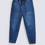 BOYS DENIM JOGGER TROUSER