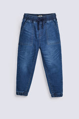 BOYS DENIM JOGGER TROUSER