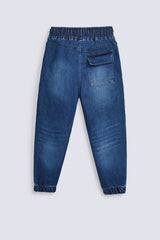 BOYS DENIM JOGGER TROUSER