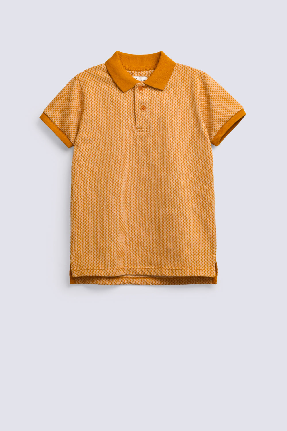 BOYS JACQUARD KNIT POLO