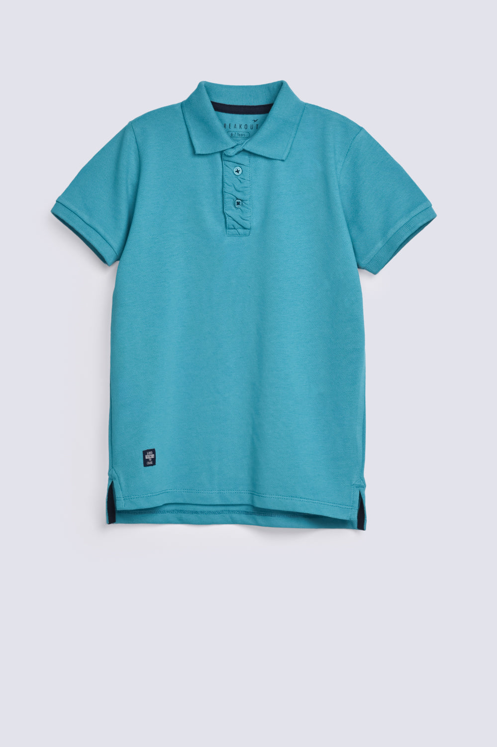 BOYS CRUSHED PLACKET POLO