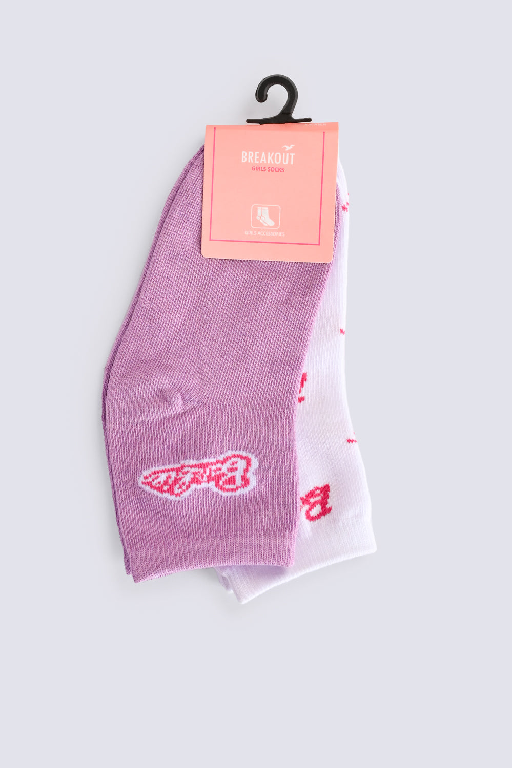 GIRLS BARBIE SOCKS (PACK OF 2)