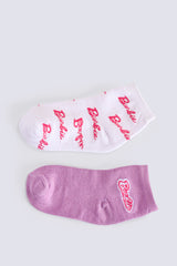 GIRLS BARBIE SOCKS (PACK OF 2)