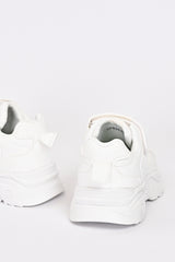 GIRLS WHITE CHUNKY SNEAKERS