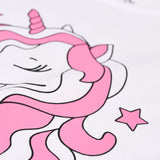 GIRLS UNICORN DROP SHOULDER T SHIRT