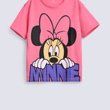 GIRLS MINNIE MOUSE DROP SHOULDER T SHIRT