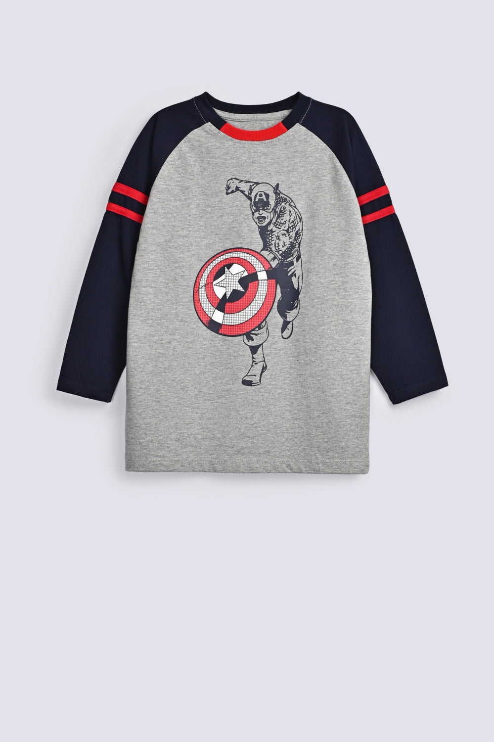 BOYS CONTRAST RAGLAN SLEEVE TEE