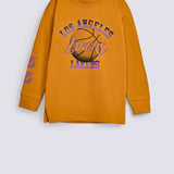 BOYS LAKERS PRINT TEE