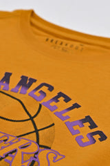 BOYS LAKERS PRINT TEE