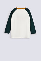 BOYS CONTRAST RAGLAN SLEEVE TEE