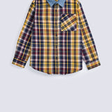 BOYS CONTRAST COLLAR SHIRT